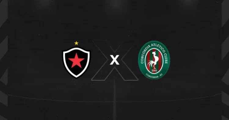 Botafogo-PB e Concórdia-SC se enfrentam hoje no Almeidão
