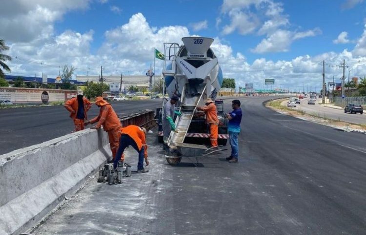 Viaduto de Água Fria será liberado para tráfego de veículos ainda neste mês