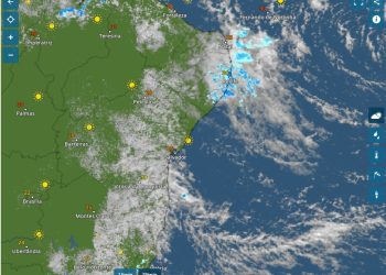 Chuva fina, céu fechado: nuvem de umidade cobre o Nordeste e muda a rotina da região