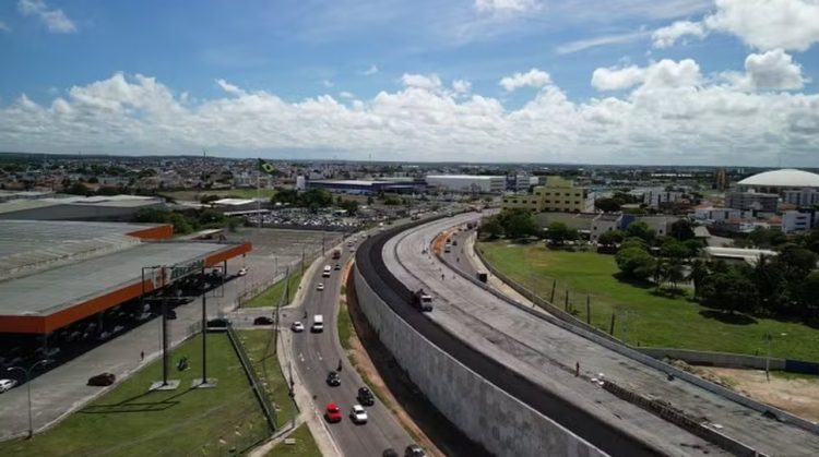 Novo acesso é liberado nas imediações do Viaduto Luciano Agra, em João Pessoa