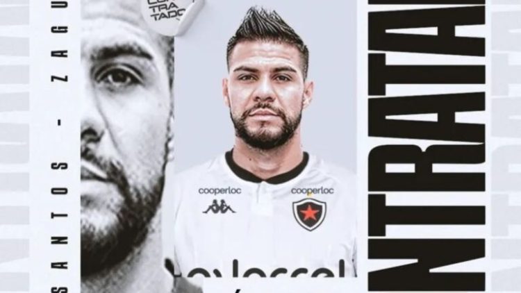 Botafogo-PB anuncia a contratação do zagueiro Léo Santos, ex-Cruzeiro e Ituano