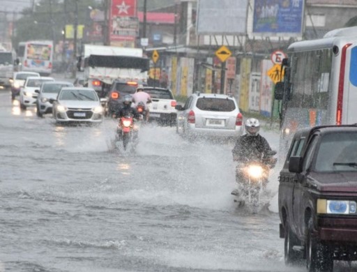Chuvas fortes de até 50 milímetros devem atingir João Pessoa e região nesta terça