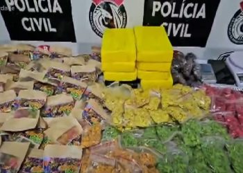 Fábrica de bala de maconha é descoberta pela polícia na Paraíba