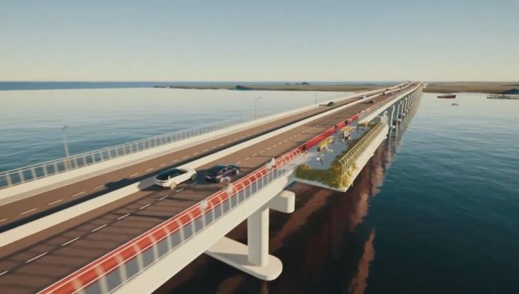 Ponte do Futuro terá mirante com vista para o Rio Paraíba e pôr do sol do Jacaré
