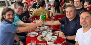 Efraim Filho, Ruy Carneiro e Pedro Cunha Lima se reúnem para alinhar oposição nas eleições de 2026