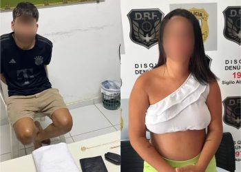 Homem e mulher são presos suspeitos de assalto a joalheira, na Paraíba