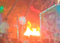 Incêndio no parque de diversões da Expofeira é controlado pelos bombeiros