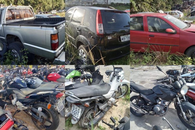 Leilão do Detran-PB tem quase 300 veículos disponíveis