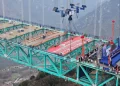 China inaugura a ponte mais alta do mundo em Guizhou