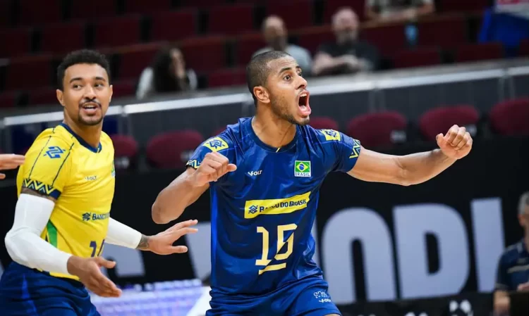 Brasil vence República Tcheca por 3 a 0 e avança às oitavas do Mundial de Vôlei Masculino
