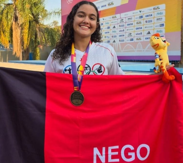 Giovana estreia com ouro e muda o panorama da Paraíba nos Jogos da Juventude