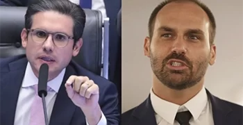 Eduardo Bolsonaro perde blindagem: Hugo Motta barra indicação para liderança da Minoria