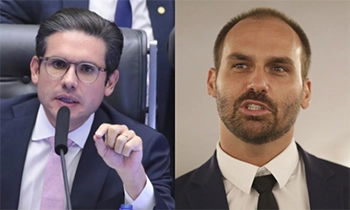Eduardo Bolsonaro perde blindagem: Hugo Motta barra indicação para liderança da Minoria