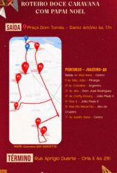 Doce Caravana com Papai Noel vai percorrer Juazeiro e distribuir mais de 30 mil picolés neste sábado (20)